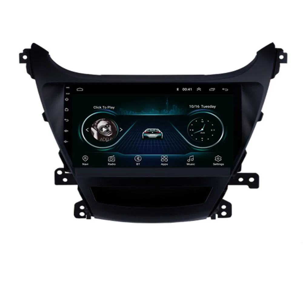 2020 9 &quot2din Android 10 0 Автомобиль Радио Стерео GPS для 2014-2016 Hyundai Elantra HD сенсорный экран Wifi