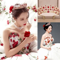 niushuya vintage wedding queen king tiaras crowns bridal head jewelry accessories diadem pageant headpiece bride hair ornament