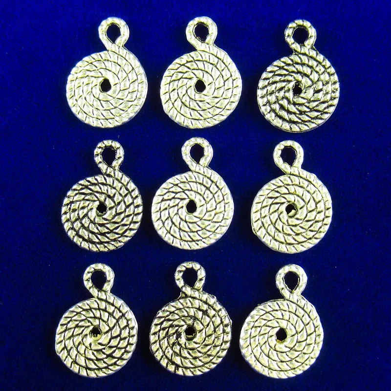 Красивая подвеска улитка из резных бусин 15 шт. 15x10x2 мм 1237PJ|Шармы| |