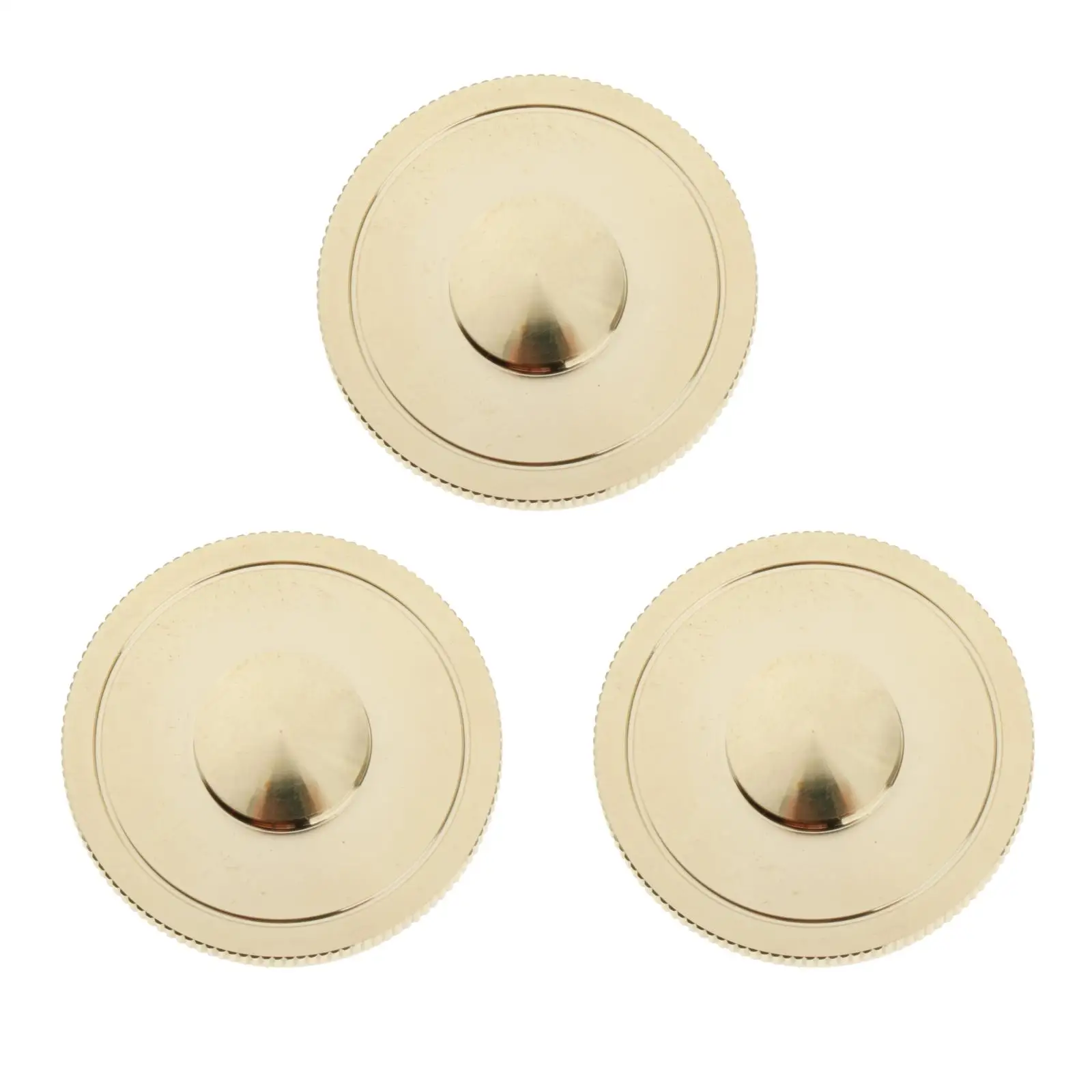 

Set of 3 Professional Metal Gold Keys Buttons for Tenor Saxophone Sax Key Parts Gifts