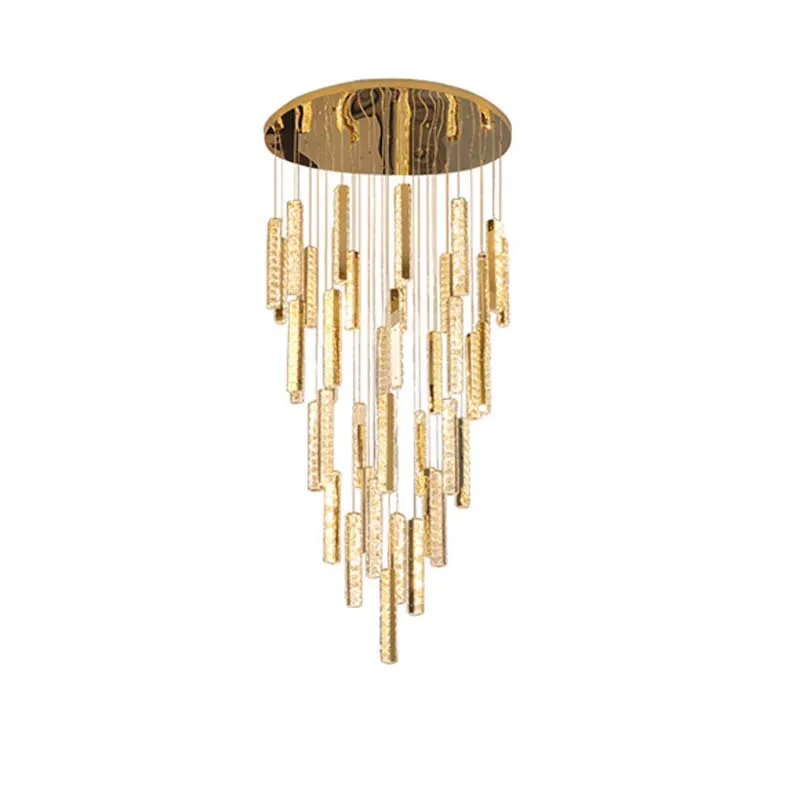 

LED crystal chandelier lamps dining room living room simple modern personality bedroom lamp dining room bar chandelier