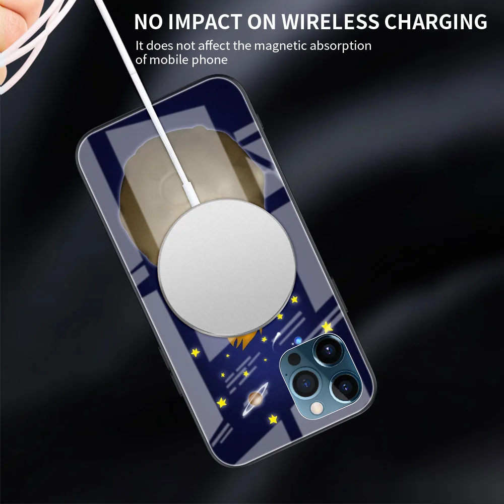 Модный стеклянный чехол для iPhone 11 7 12 13 Pro XR X 6 Plus 6S 8 XS Max SE закаленный телефона с