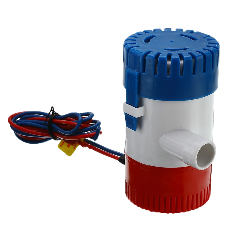 A 24V 1100GPH Автоматические Трюмные насосы водяной насос 12 V/24 V 750GPH/1100GPH для погружного Авто Топливный насос с Поплавковый выключатель Морская Лодка приманка для рыбы - Напряжение: A 24V 1100GPH