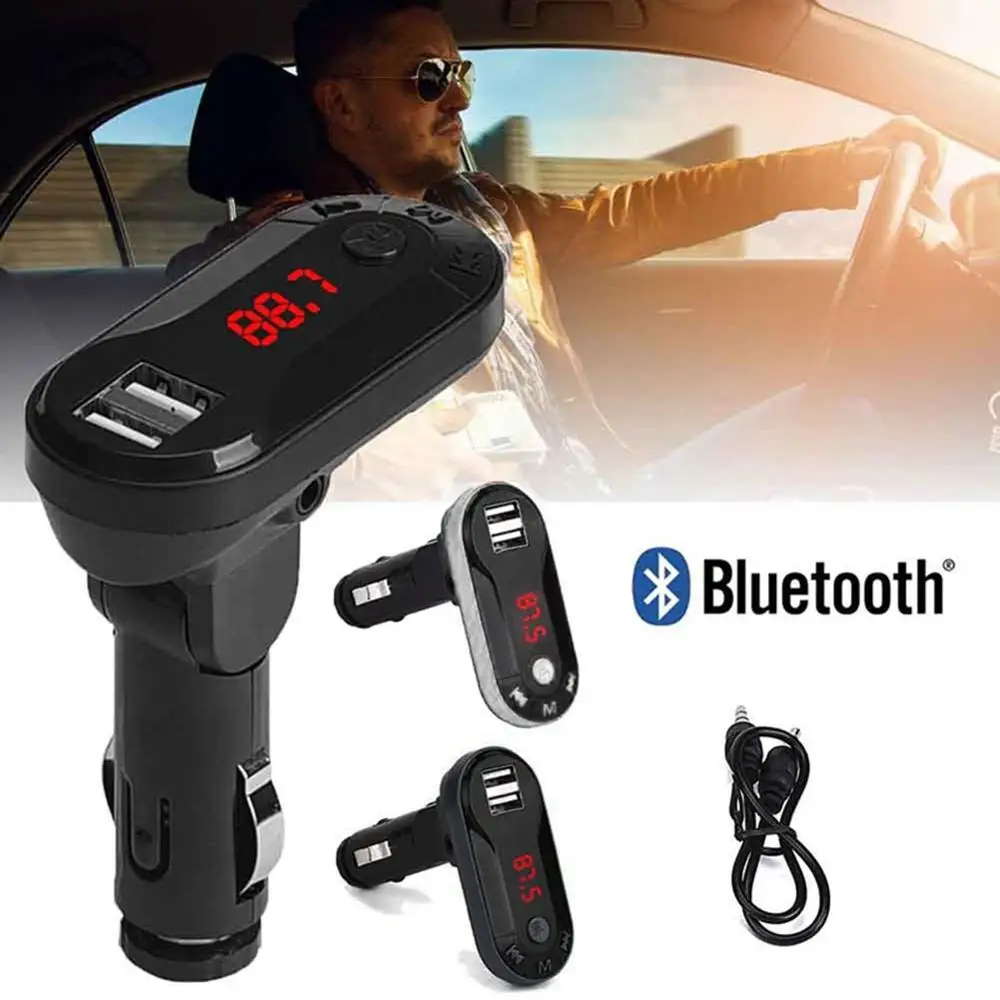 Handsfree полезный беспроводной автомобильный комплект I9 Bluetooth fm передатчик MP3