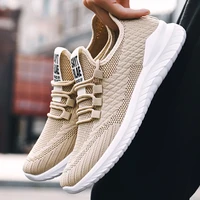 mens casual shoes 2021 spring summer mesh breathable trendy running sneakers women couple running walking casual shoes footware