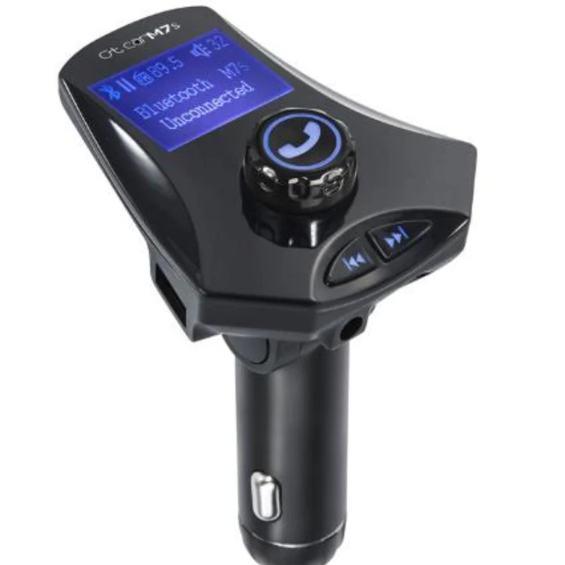 

Car Mp3 Audio Player Wireless Bluetooth HandsFree FM Transmitter Modulator Car Kit 5V 2.1A USB Charger Support U Disk/TF Card