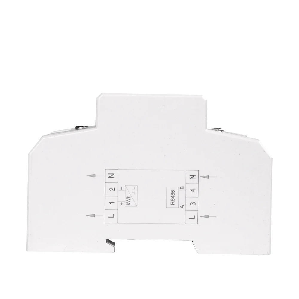 Домашний Modbus RS485 5-100A 230 В измеритель мощности переменного тока однофазный din-рейка ЖК-цифровой дисплей электронный измеритель kwh киловатт час