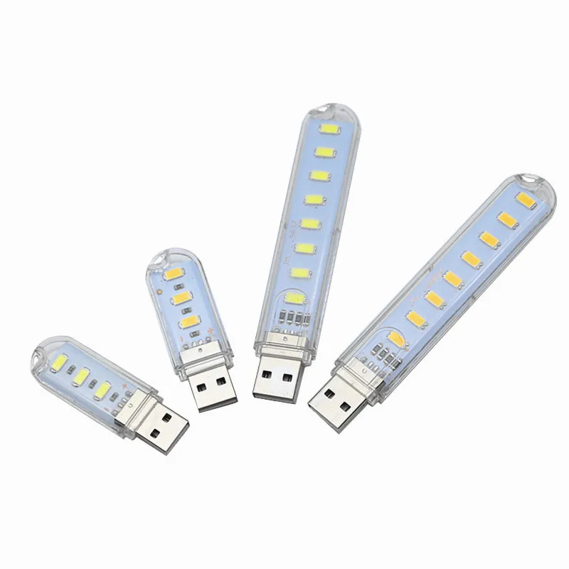 Мини Светильник настольный с 3 светодиодами и 8 SMD5730 USB|Лампы для чтения| |