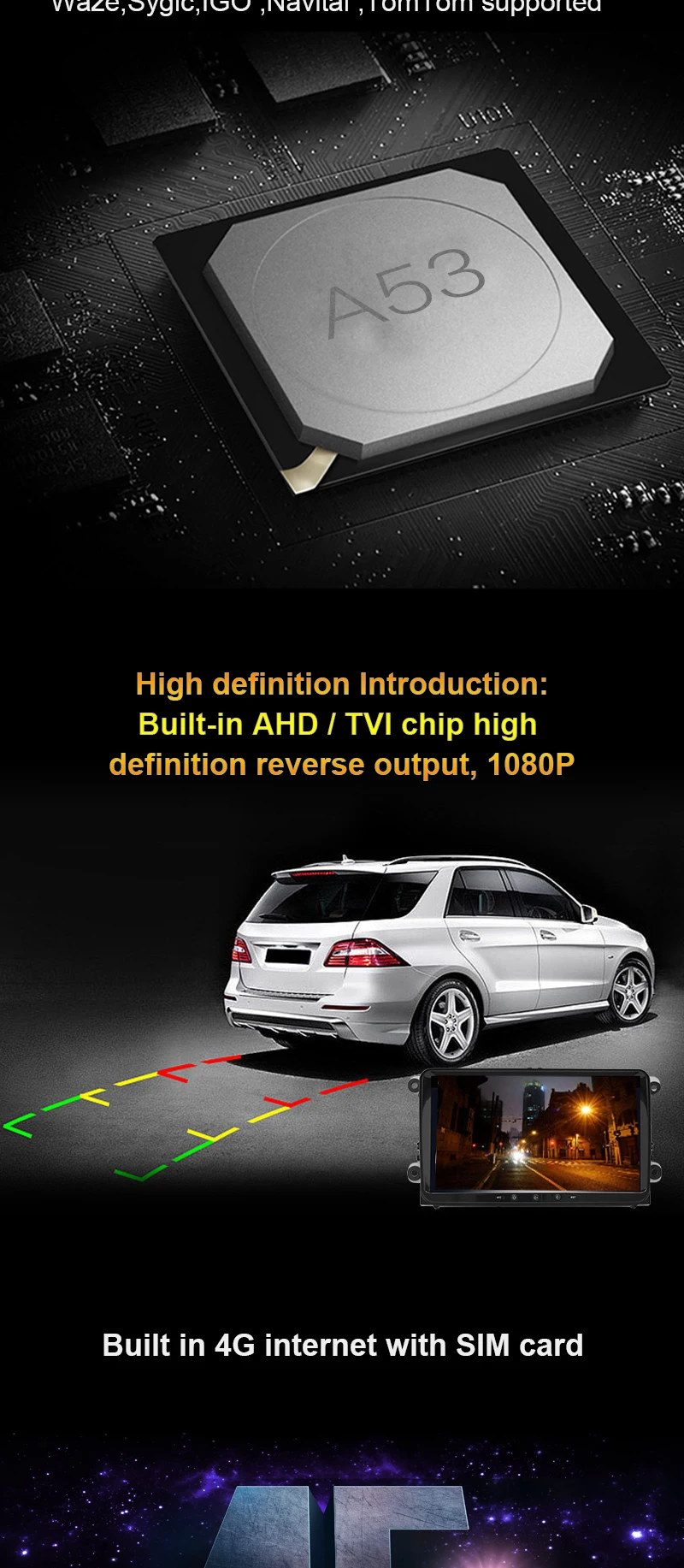 Автомобильный мультимедийный плеер 2 Din Android 8,1 автомобильный DVD для VW/Volkswagen Skoda superb 2009- " 4G/32G/64G сенсорный экран автомобиля радио GP