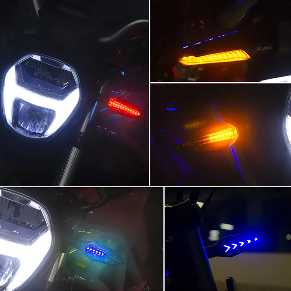 Clignotant MOTO LED Turn Signals Motorcycles Accessories For honda xr suzuki sv yamaha fz aprilia 125 bmw f850gs kawasaki er6n |