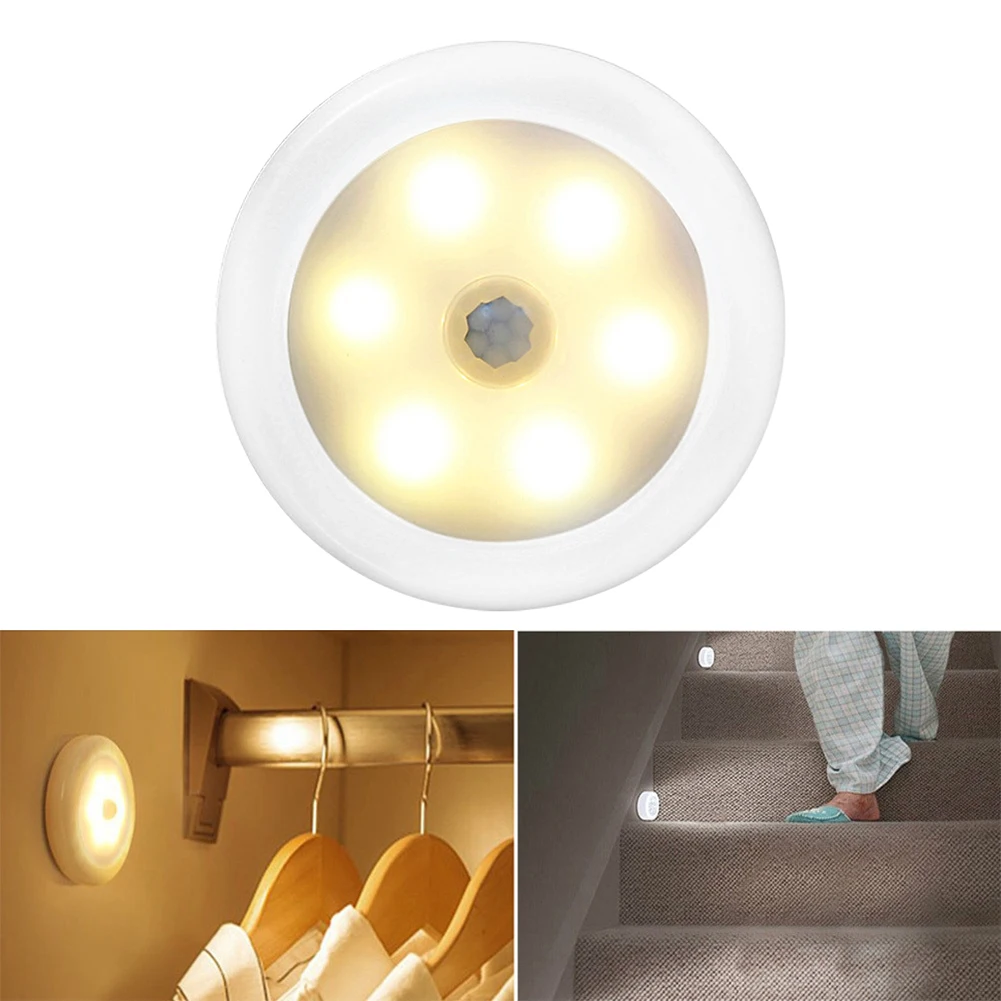 Движения Сенсор Беспроводной ночной Светильник s Украшения в спальню светильник