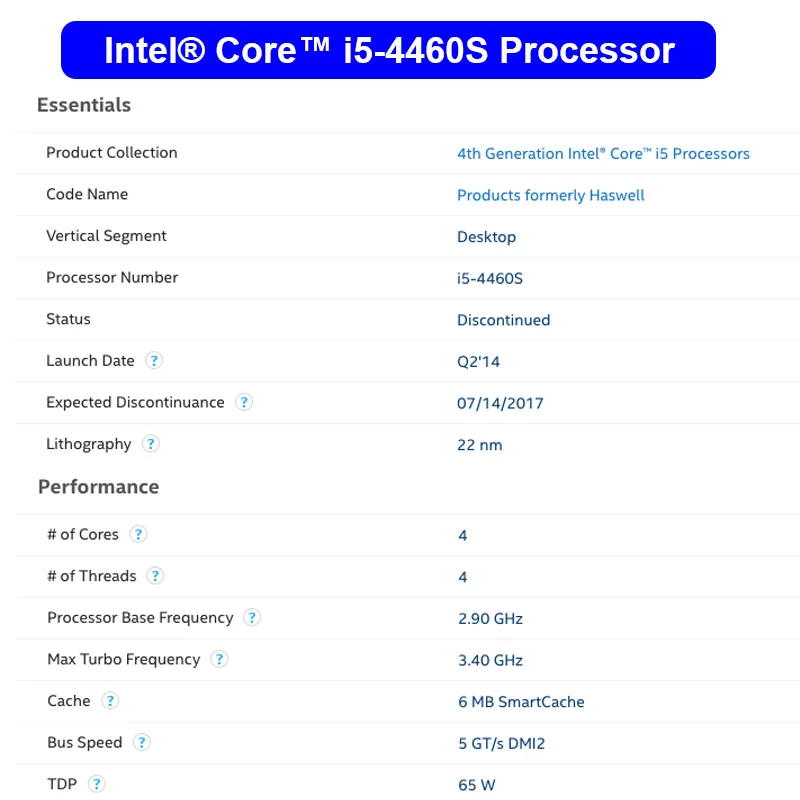 GIGABYTE GA-B85M-D3V Plus с процессором i5 4460S десктопная материнская плата B85 Socket LGA 1150 DDR3 32G