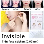 Невидимая прозрачная наклейка 3D Косметика для макияжа 40 шт. наклейка для лица s V инструменты для макияжа лица