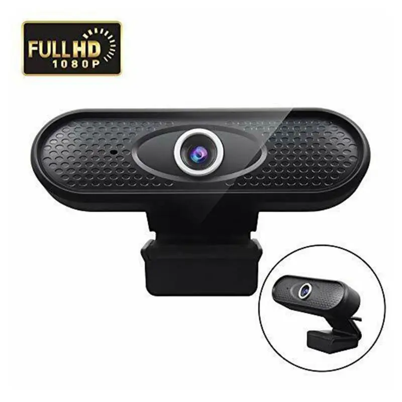 

1080P Webcam High Resolution Computer Peripherals Plastic Built In Microphone