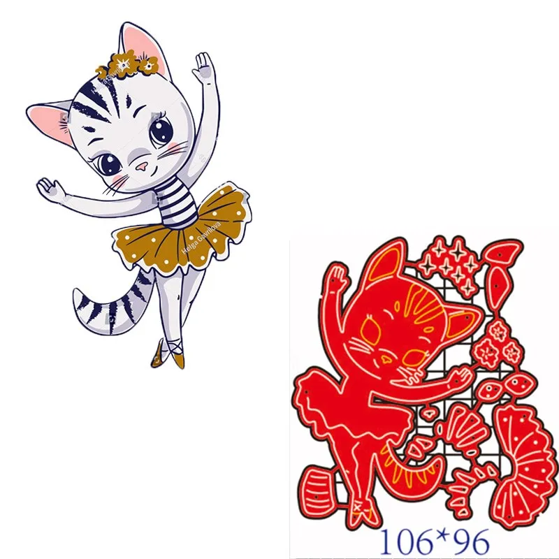 

Металлические Вырубные штампы животные Сделай Сам Скрапбукинг искусственное тиснение