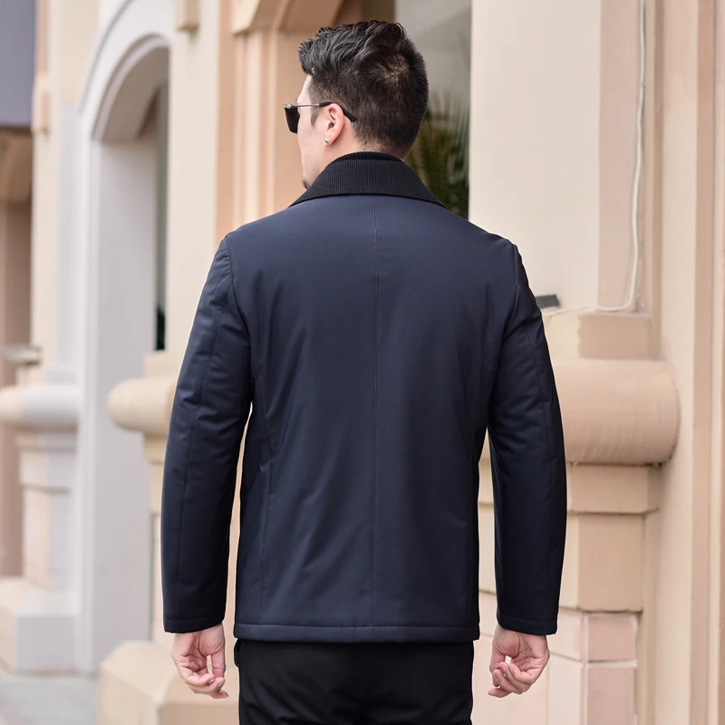 Осенне-зимняя новая куртка модная повседневная утепленная теплая одежда с