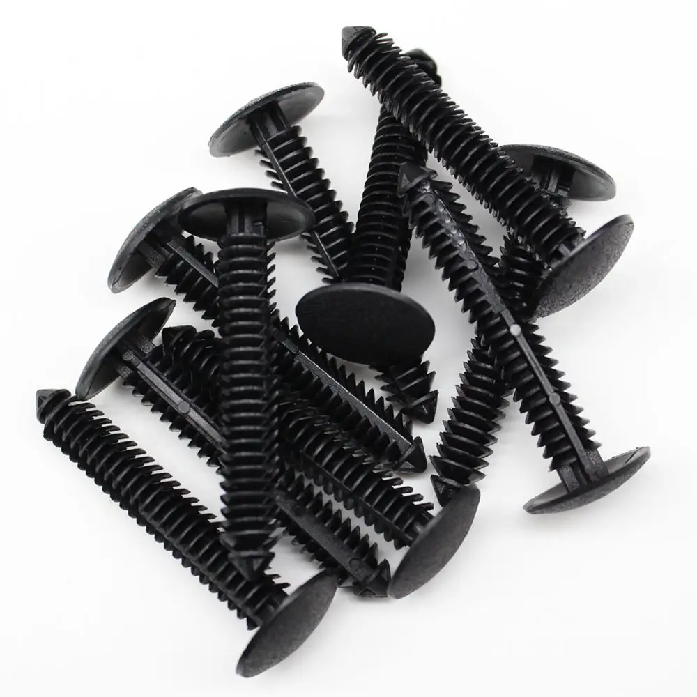 

10 шт. 45 мм длинный черный нейлон Рождественская елка Тип фиксаторы Ford # W707889-S300