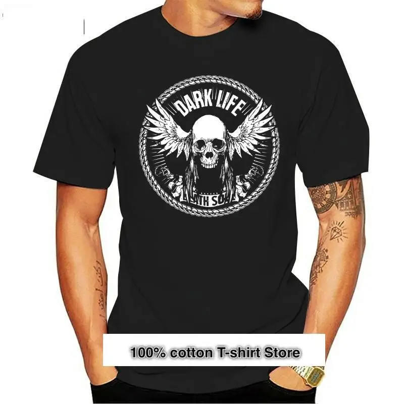 

Dark life-Camiseta de motorista para s-2xl, camisa para mujer, ropa para ciclista