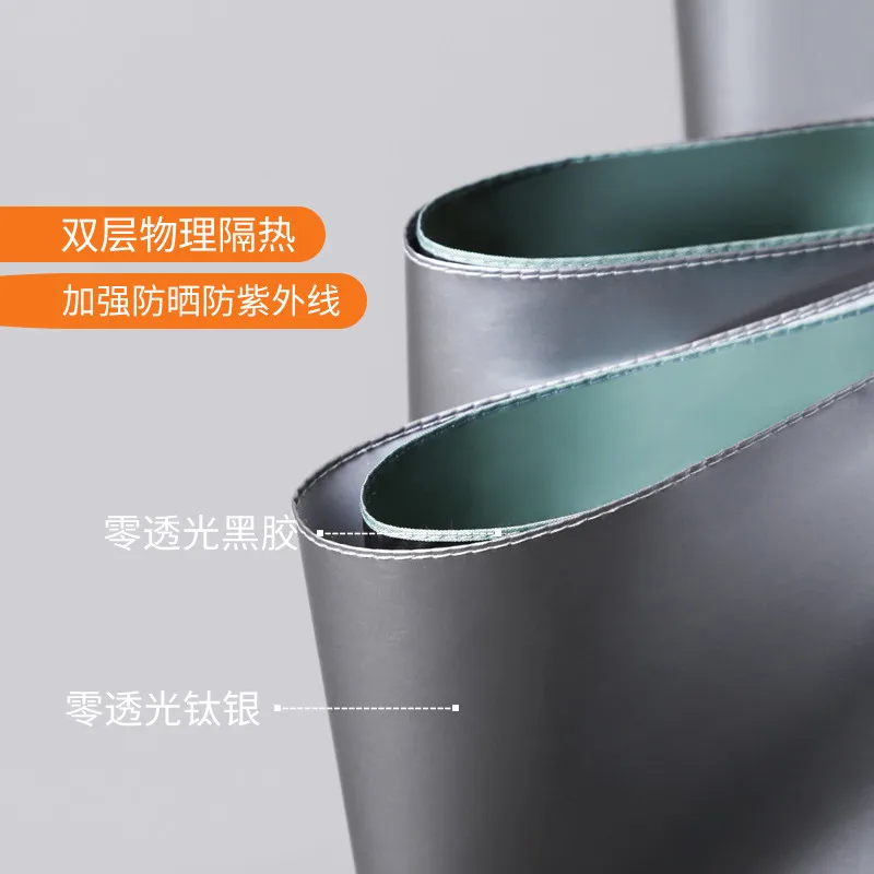 Портативный Серебряный двухслойный зонт Женский дождевой светящийся мини