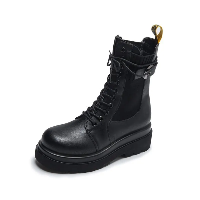 

DM482 Ankle boots women Black Martin boots Fashion Leather autumn fashion boots women non-slip women boots Botas Mujer