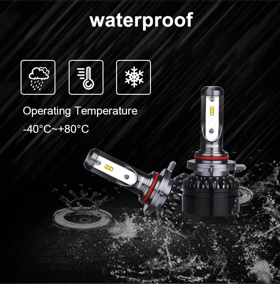 Лампа Ксеноновая Osram 9012 светодиодный головной светильник s HIR2 H7 светодиодный лампы 12V автомобильный с H7 светодиодный вентилятор Turbo 19012CW 15210CW светодиодный светильник автомобильный светильник ing лампы H11