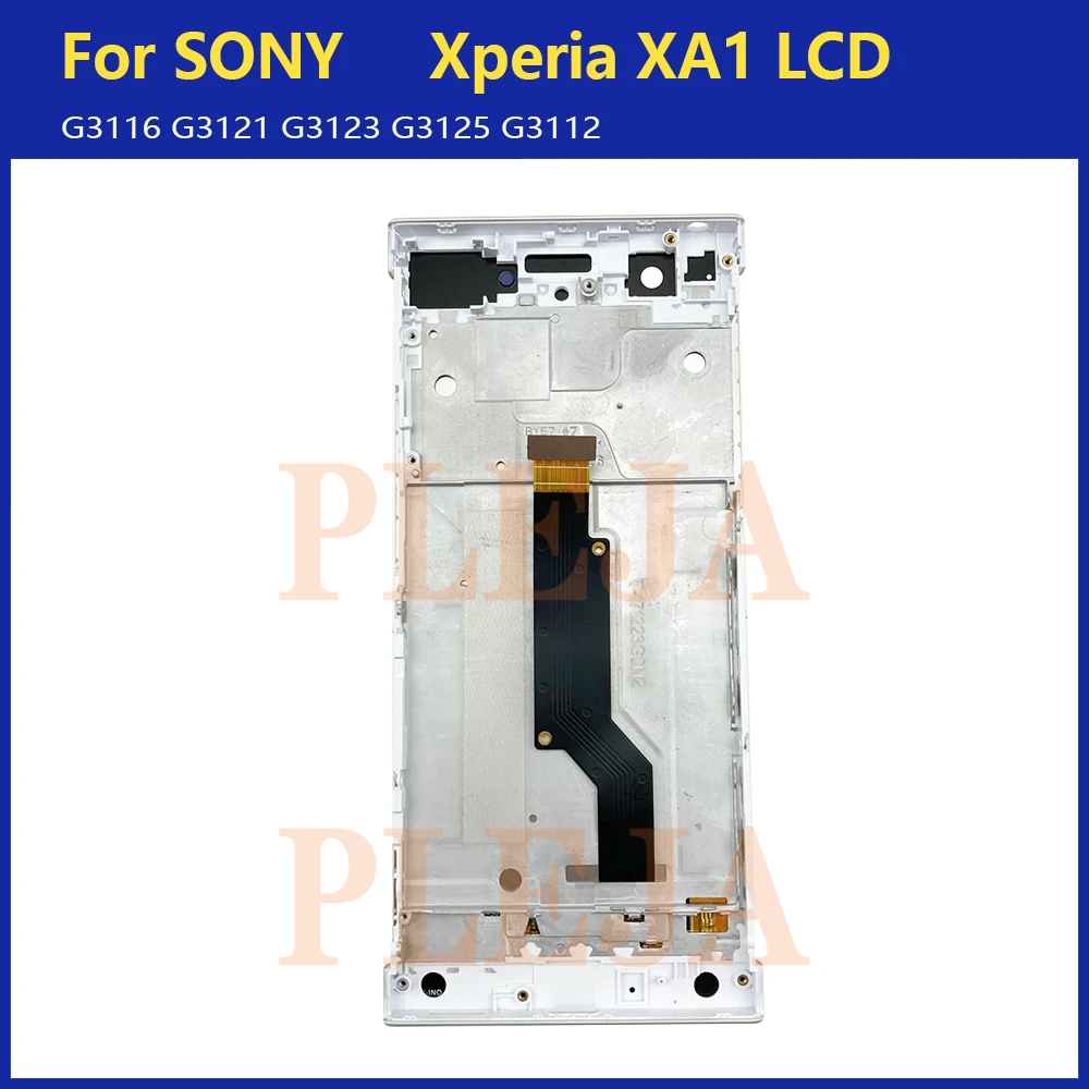 ЖК дисплей для Sony Xperia XA1 дигитайзер сенсорного экрана в сборе с рамкой G3121 G3112 G3125