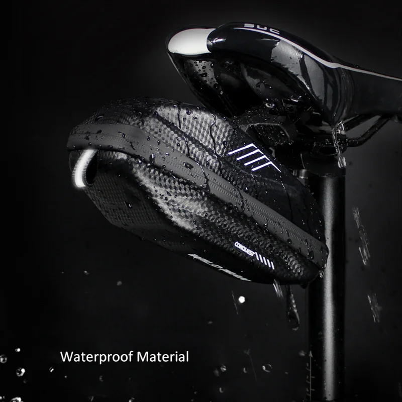 

WILD MAN New Anti-Press Cycling Saddle Bag Waterproof Bicycle Seat Bag Rainproof Tools Bag Pouch Bike Equipment