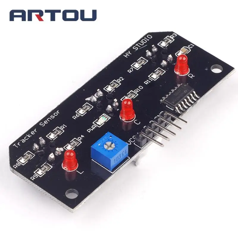 Infrared Tracing Sensor Module Obstacle Avoidance kit 1~5 Road 1 Channel 3 4 5 Total 5pcs | Электронные компоненты и