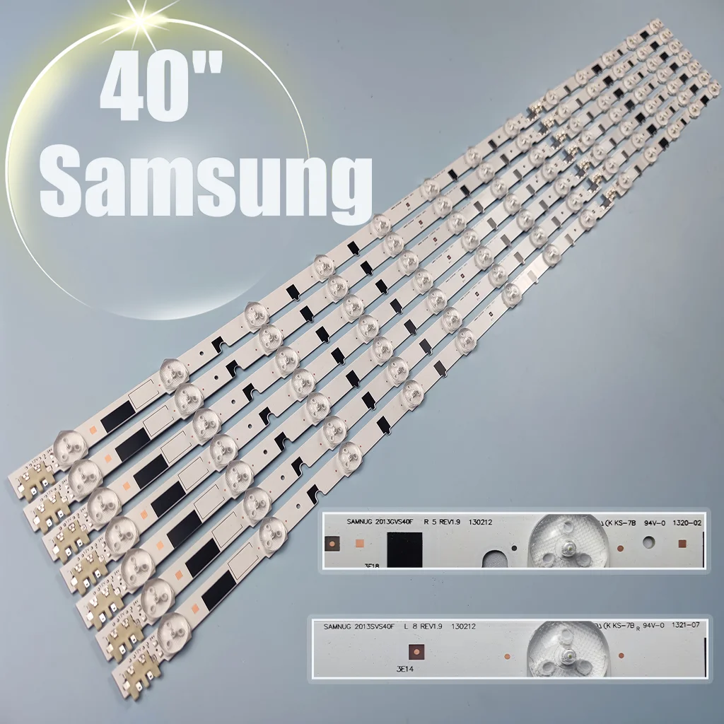 

led Backlight strip 13 lamp For SamSung 40"TV D2GE-400SCA-R3 2013SVS40F UE40F6400 D2GE-400SCB-R3 UE40F5000 UE40F5700 UA40F5500