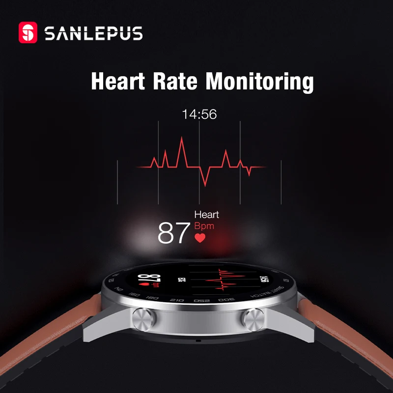 

2021 SANLEPUS Bluetooth Calls Smart Watch For Men IP68 Waterproof Smartwatch Health Monitor For Android Apple Xiaomi Huawei OPPO