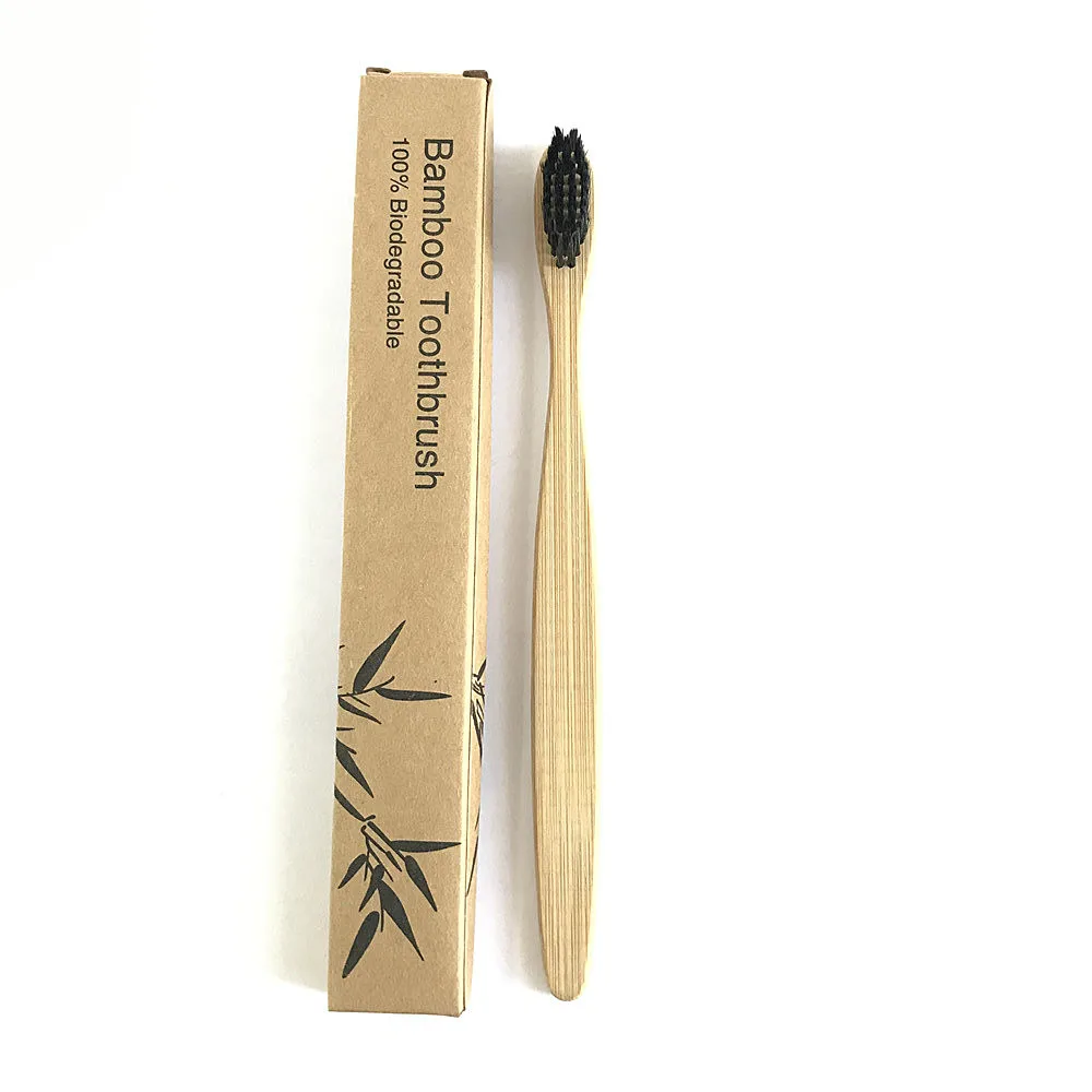 1/4 шт. ноль отходов путешествия Зубная щётка Эко-дружественных Щетинная кисть