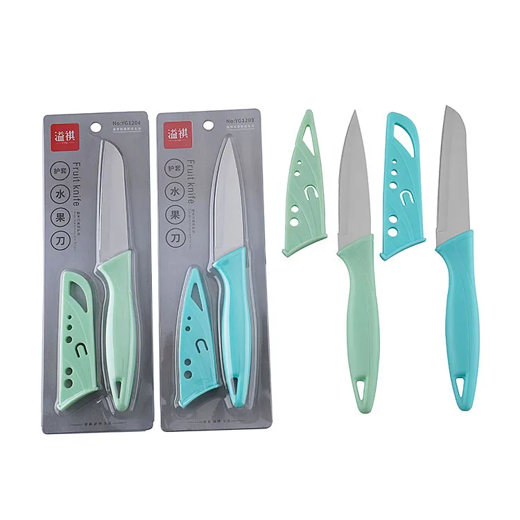 1 шт. нержавеющая сталь фрукты Ножи с крышкой домашний кухонный нож для очистки