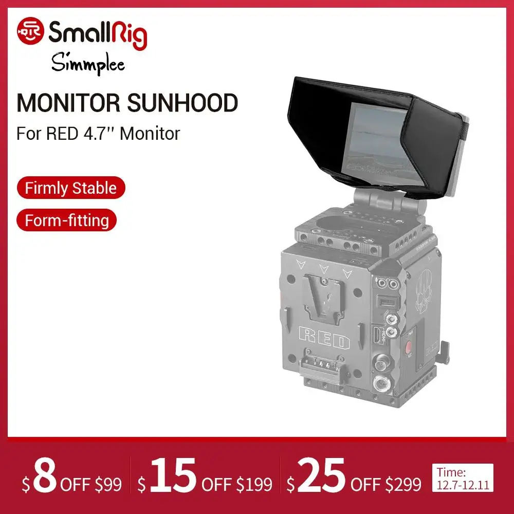 SmallRig For RED 4.7&quot LCD Monitor Sunhood- 1845 | Электроника