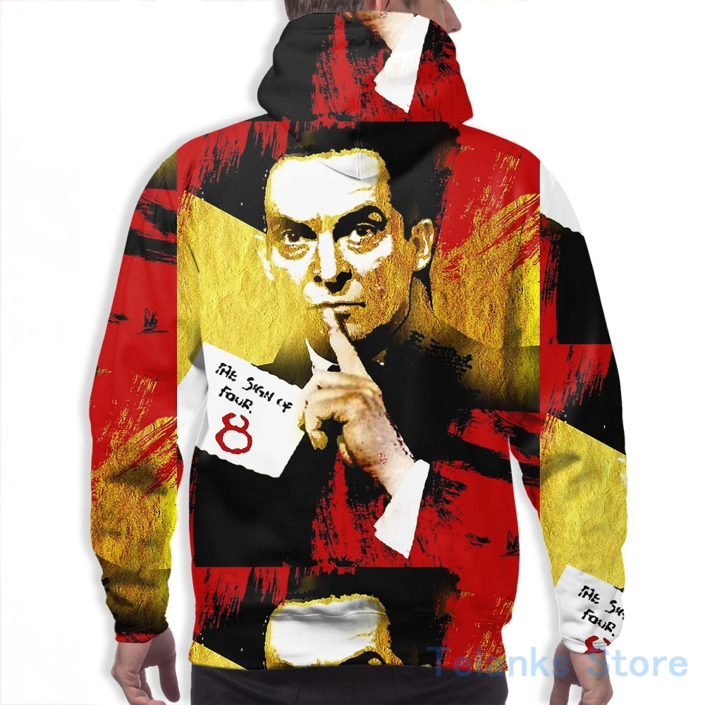 Женская Повседневная Толстовка с забавным принтом sherlock | Мужская одежда