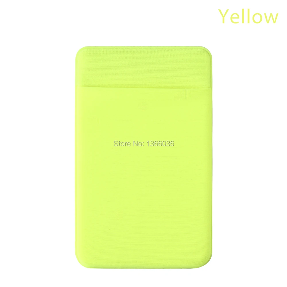 200pcs Fashion Elastic Mobile Phone Wallet Cell Card Holder Case Adhesive Sticker Pocket Credit ID | Мобильные телефоны и