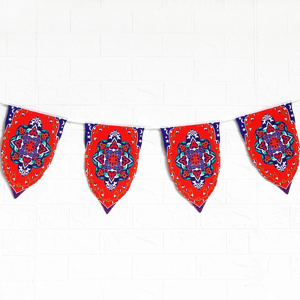 

Eid Mubarak Ramadan Banner Flags Happy Eid Islamic New Year Decor Happy Ramadan Muslim Festival flag Decor Supplies Eid Mubarak