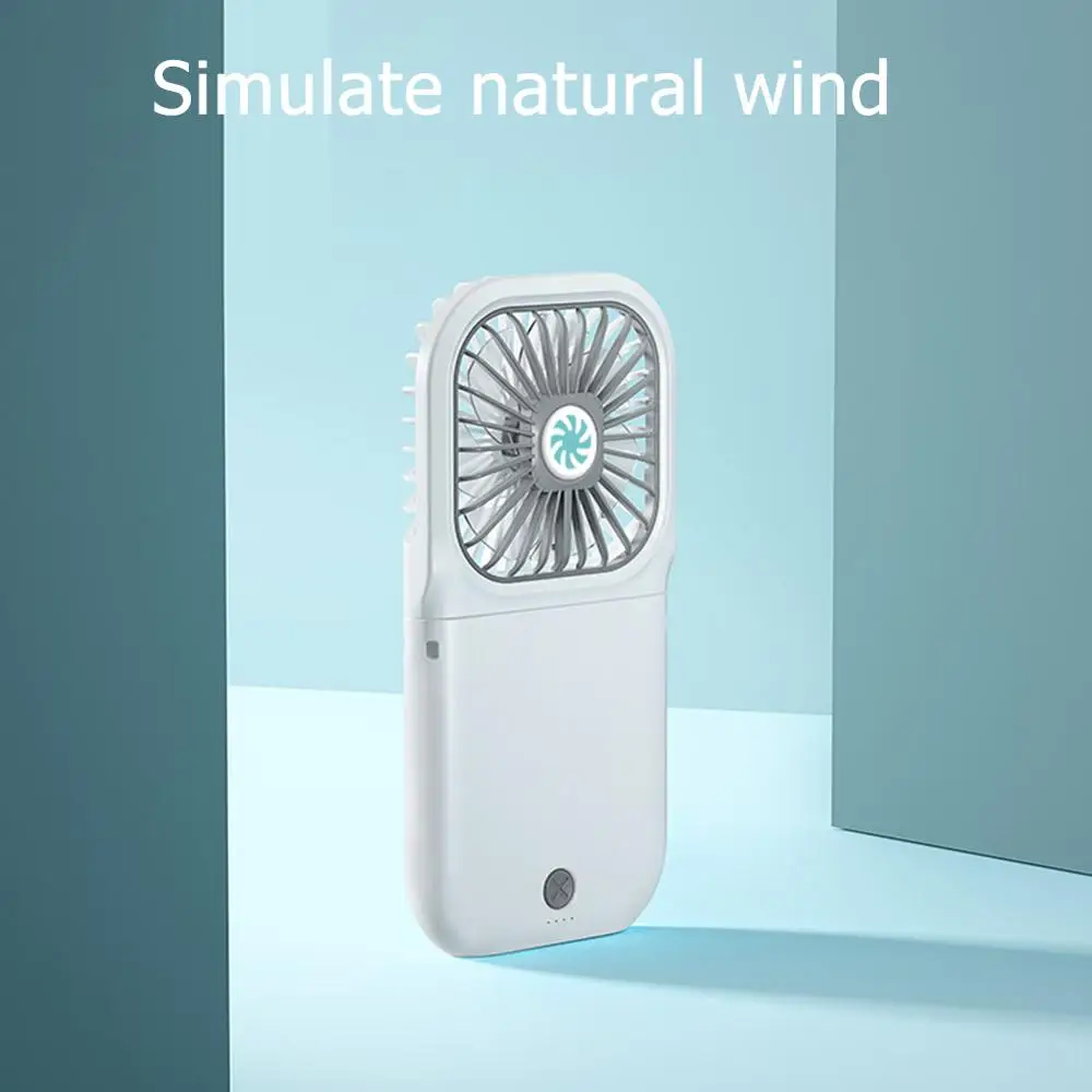 Портативный подвесной вентилятор для шеи USB Перезаряжаемый Мини Складной