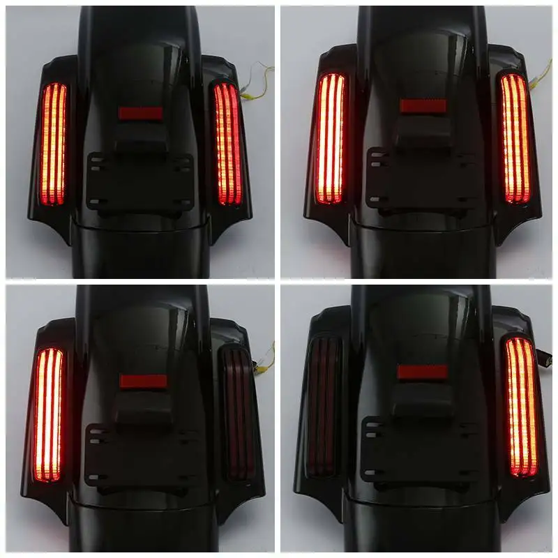Мотоцикл светодиодный заднее крыло Системы для Harley Touring Electra Street Glide Road King Ультра