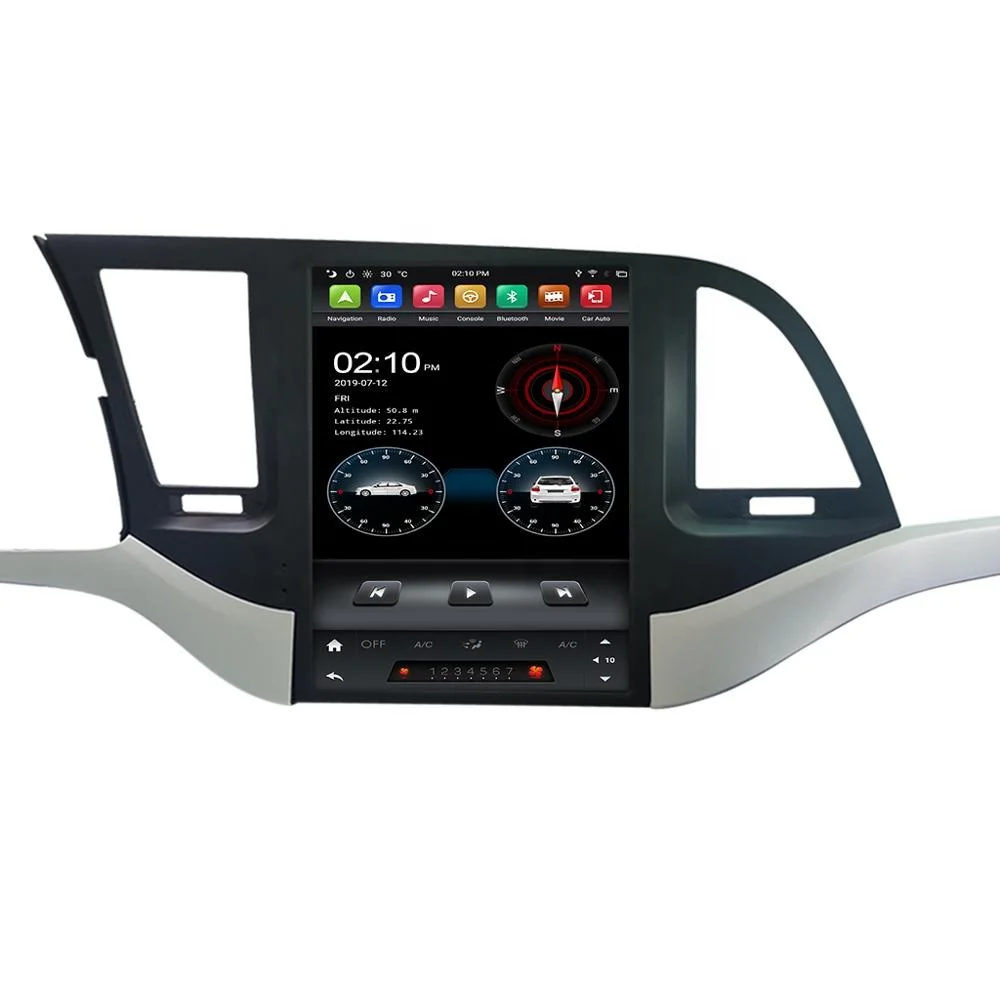 

Tesla вертикальный экран 4 Гб + 64 Гб PX6 Android 9,0 автомобильный DVD GPS для Hyundai Elantra 2016-2018 радио Bluetooth 5,0 WIFI легкое подключение