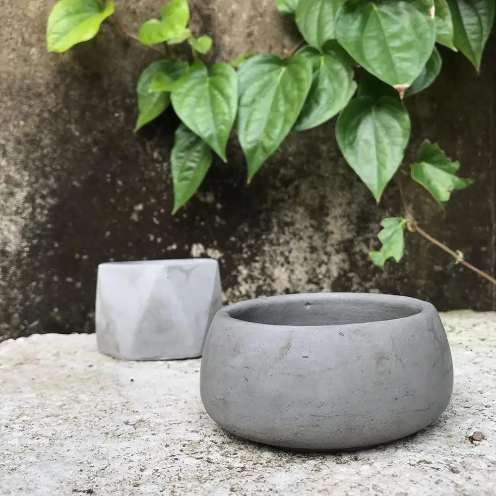 Bowl Pot Molds for Concrete DIY Cement Plaster Clay Flower Pot Molds Concrete Planter Molds DIY Flower Pot Mold Large Pot Mold