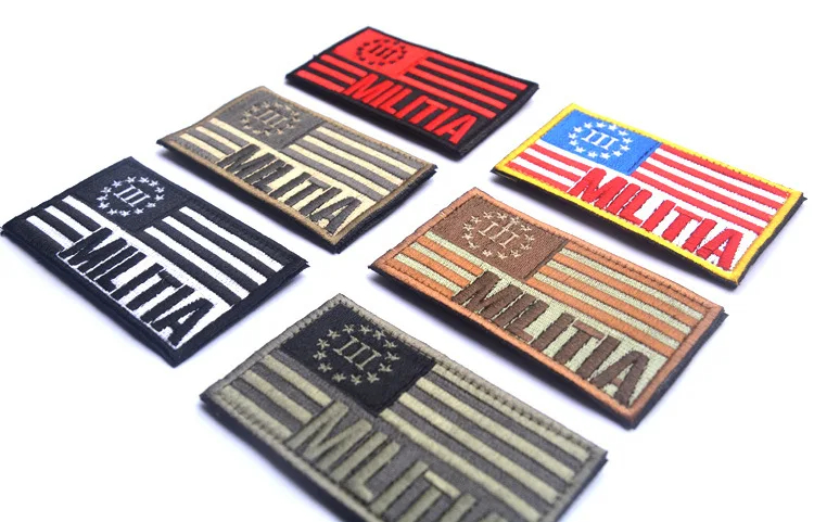 3% г. военная полиция военный спецназ флаг США патч-крючок Тактический Патч шапка