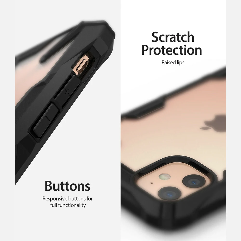 Ringke Fusion X для iPhone 11 чехол сверхмощный амортизация прозрачный жесткий PC задняя мягкая TPU рамка чехол