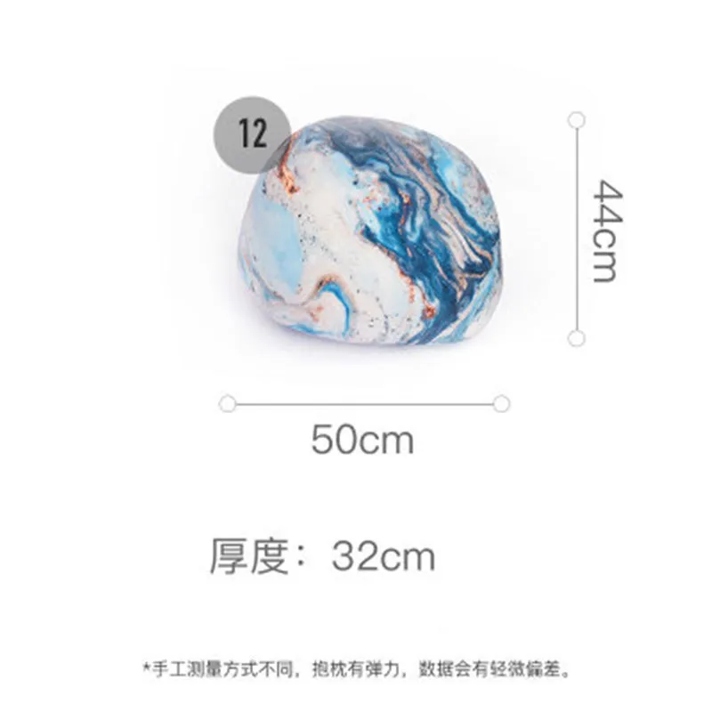 Подушка в форме камня из искусственного креативная плюшевая подушка для сна офис