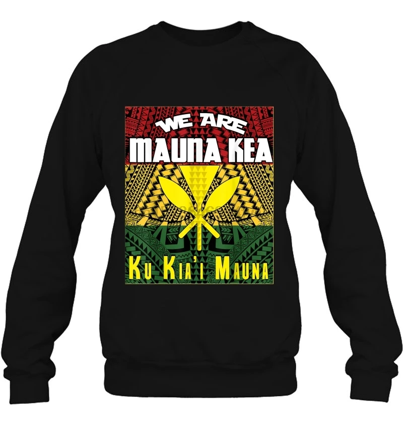 Мужская толстовка с капюшоном We Are Mauna Kea Ku Kia'i Tribal Kanaka Maoli Flag женская уличная