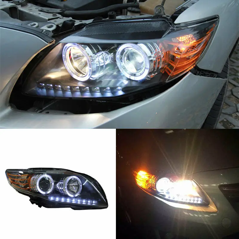 Halo проектор фара в сборе с балластным балом ксенон для Toyota Corolla 2009 2010|Фара авто