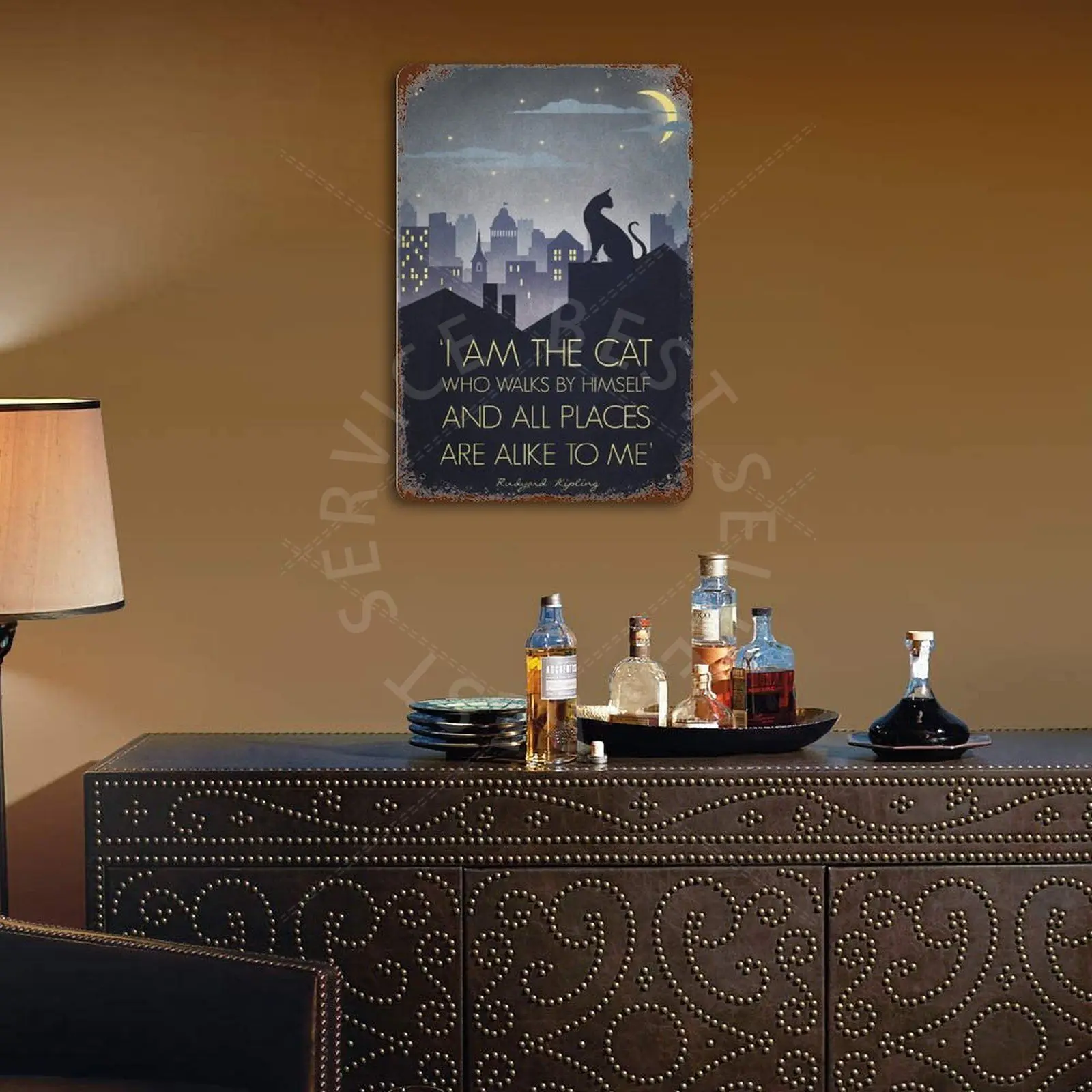 

I Am The Cat Vintage Metal Tin Sign Retro Poster Home Bar Decoration Iron Painting Pub Club Industrial Dcor