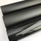 50x300 см матовый блесек для губ черный винил Обёрточная бумага рулон выпуска воздуха Технология самоклеющиеся наклейки для автомобиля Обёрточная бумага (большой)