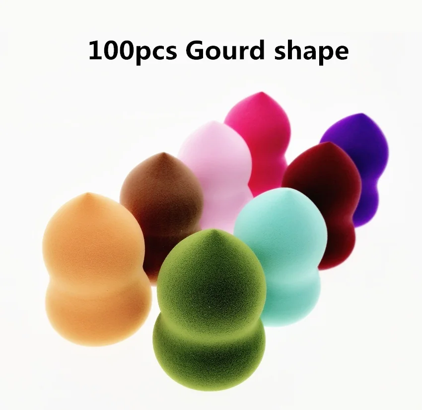 100pcs Gorud 100 шт Большой спонж для макияжа спонж для смешивания косметики макияж основа красоты спонж для пудры - Цвет: 100pcs Gorud