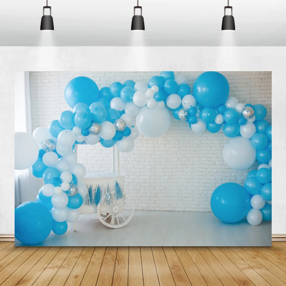 Laeacco на день рождения фон для фотосъемки с конфетная тележка леденец палочке