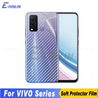 5 шт. задняя крышка из углеродного волокна Защита экрана для VIVO Y21 Y21s Y33s Y31 Y20i Y20 Y30 Y20s G Y30i наклейка пленка без закаленного стекла